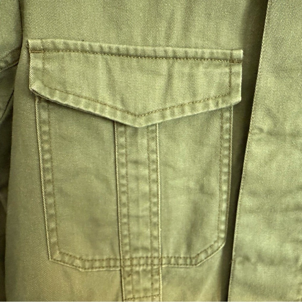 Authentic Stamp 10 Button Down Utility Jacket L/X… - image 9